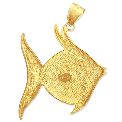585 Gold Engelfisch-Anhänger