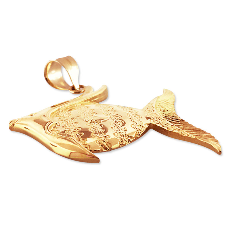 585 Gold Engelfisch-Anhänger