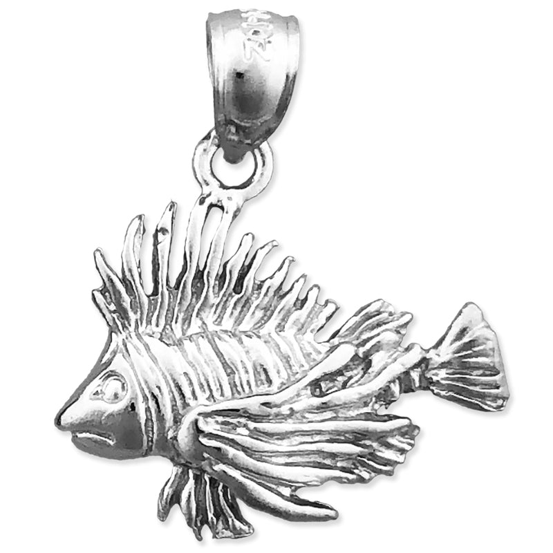 14K Gold Löwenfisch-Charm