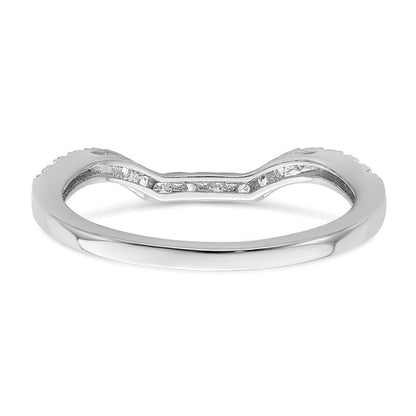 True Origin 14K Weißgold 1/4 Karat Im Labor Gezüchtet Diamant Vs+ F+ Komplett Ehering Ring