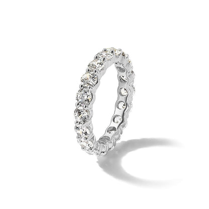 Platin Diamant Krappenfassung Memoire Ehering