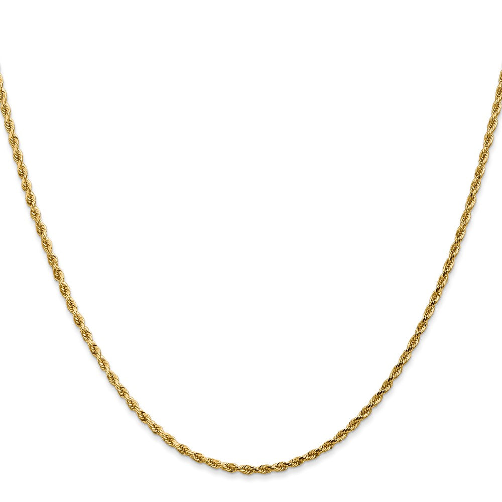 14K 1.75mm Diamantiert Kordel Halskette