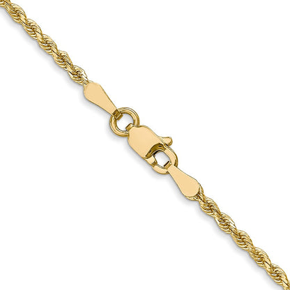 14K 1.75mm Diamantiert Kordel Halskette