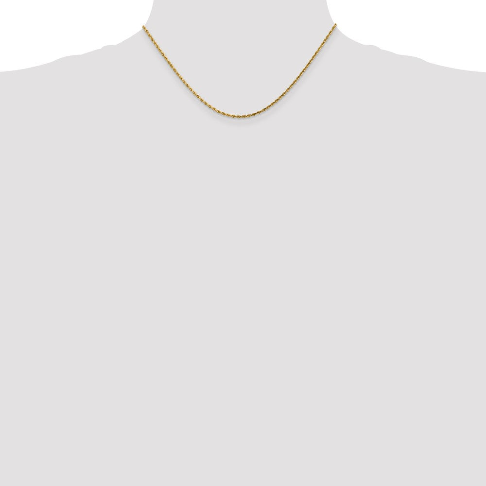 14K 1.75mm Diamantiert Kordel Halskette