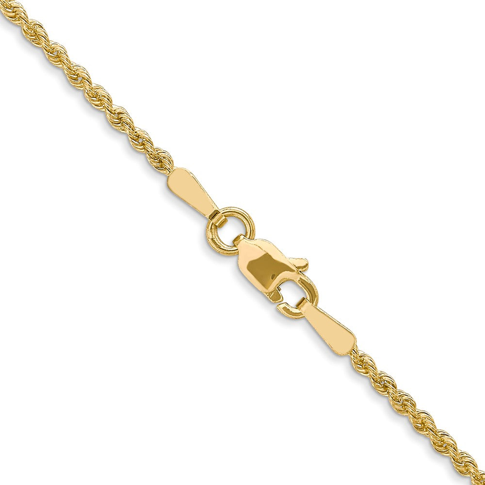 14K 1.6mm Massiv Normal Kordel Halskette