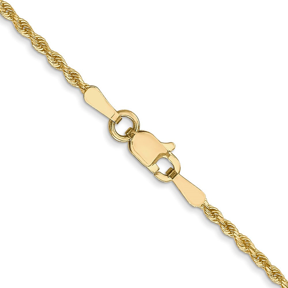 14K 1.3mm Diamantiert Kordel Halskette