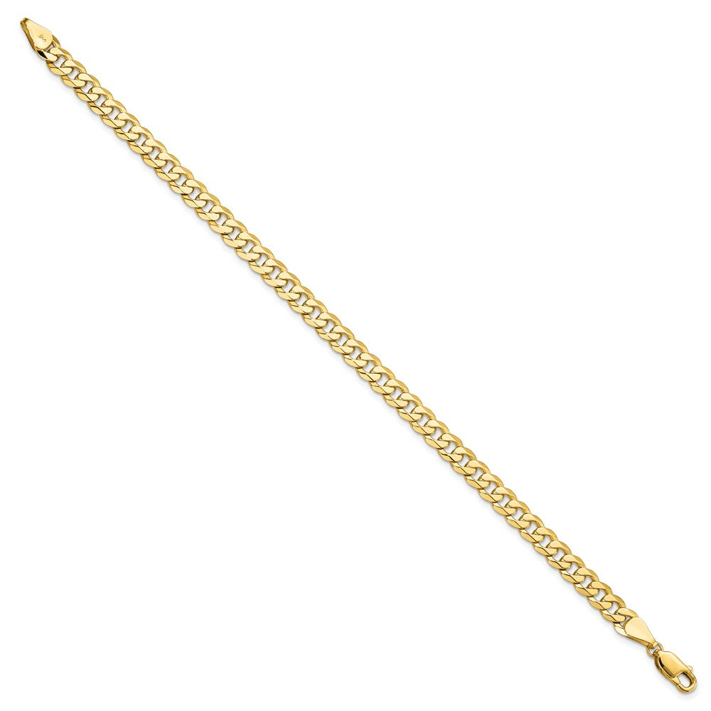 14K 5.75mm Flach Abgeschrägt Panzer Halskette