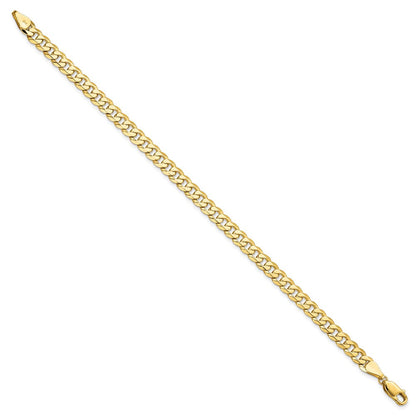 14K 5.75mm Flach Abgeschrägt Panzer Halskette