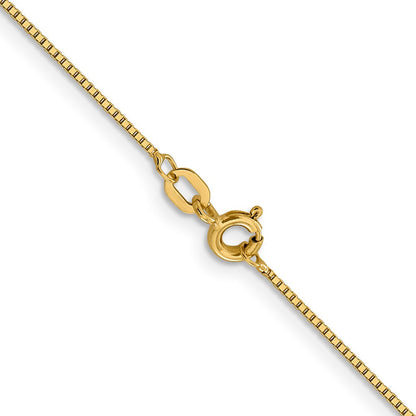 14K.8mm Venezianer mit Federring Verschluss Halskette