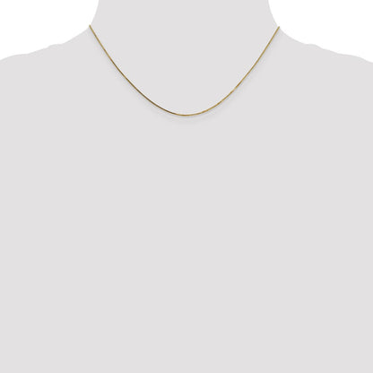 14K.8mm Venezianer mit Federring Verschluss Halskette