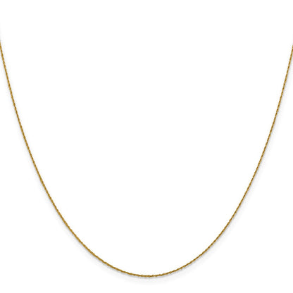 14K.8mm Loose Kordel Halskette