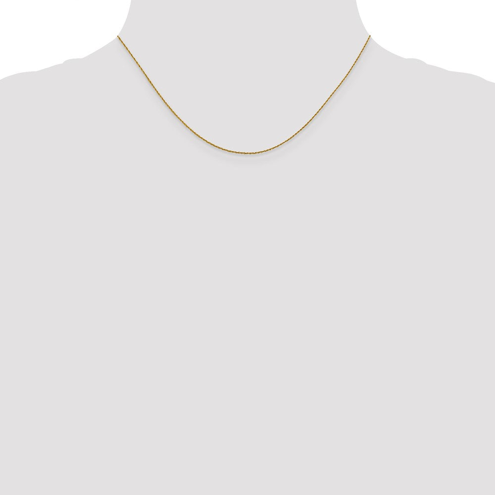 14K.8mm Loose Kordel Halskette