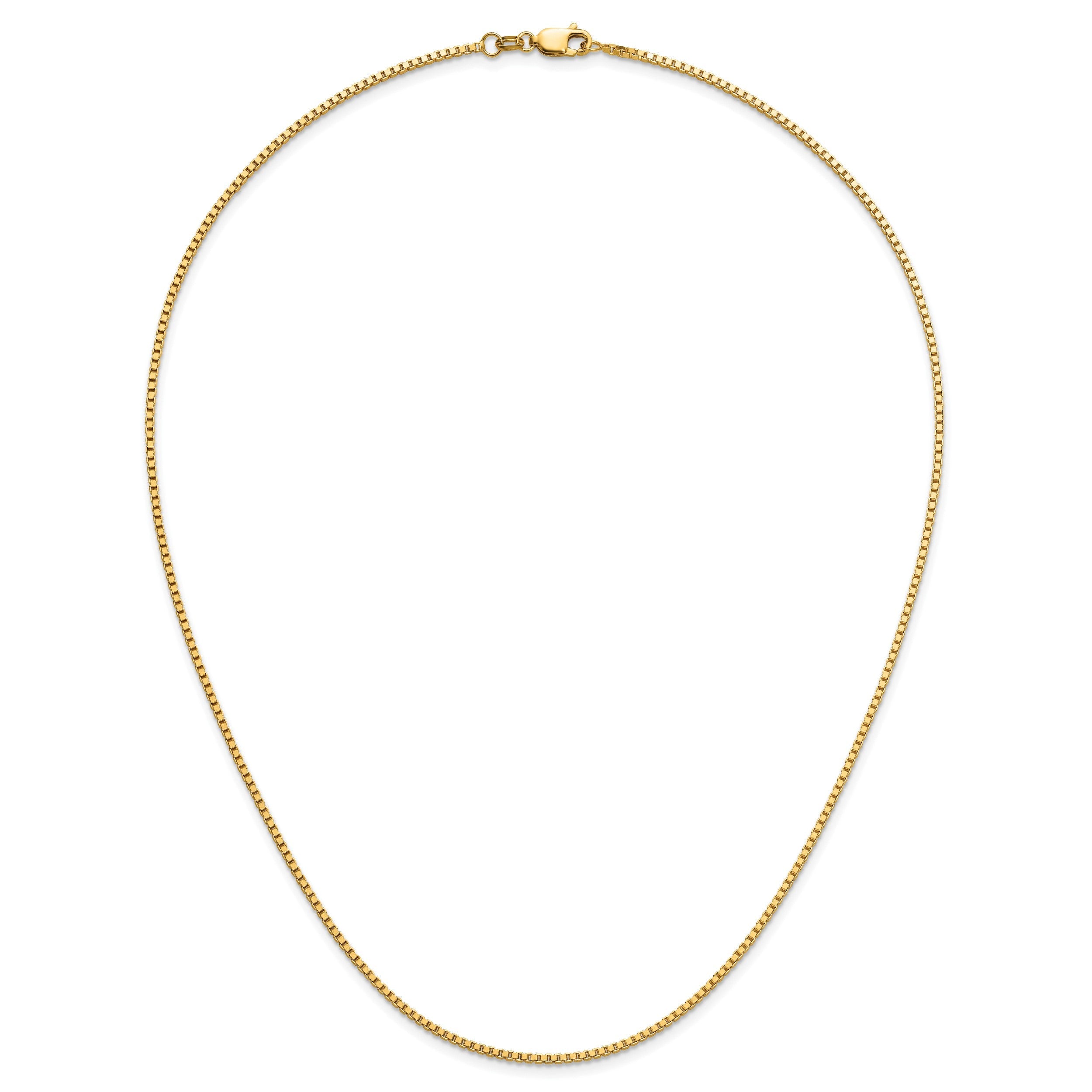 14K 1.3mm Venezianer Halskette
