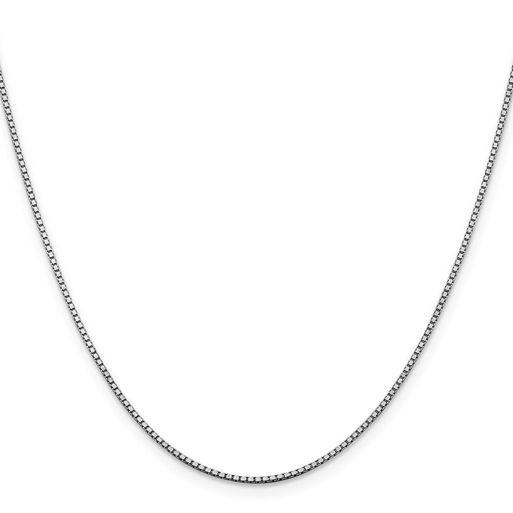 14K Weißgold 1.2mm Venezianer Halskette