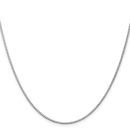 14K Weißgold 1.3mm Venezianer Halskette