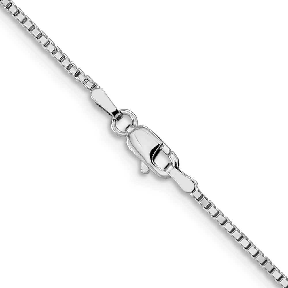 14K Weißgold 1.3mm Venezianer Halskette