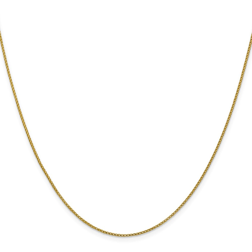14K 1mm Diamantiert Offen Franco Halskette