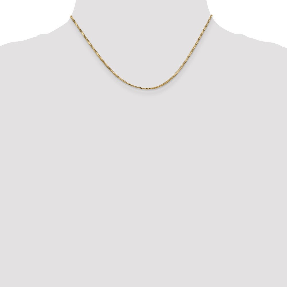 14K 1.1mm Franco Halskette