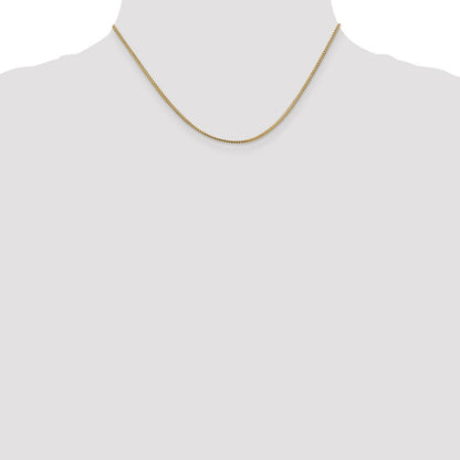 14K 1.1mm Franco Halskette