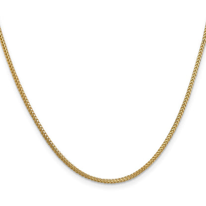 14K 1.25mm Franco Halskette