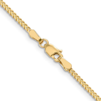 14K 1.25mm Franco Halskette