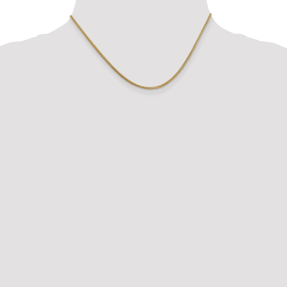 14K 1.25mm Franco Halskette