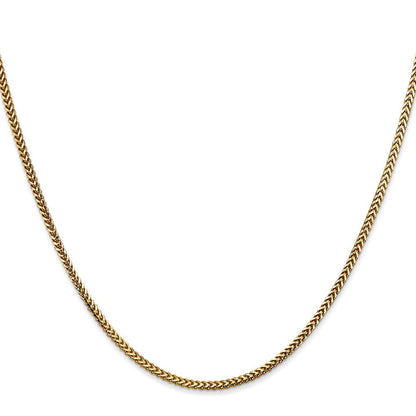 14K 1.5mm Franco Halskette