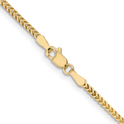 14K 1.5mm Franco Halskette