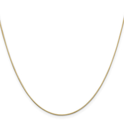 14K.8mm Diamantiert Octagonal Schlange Halskette