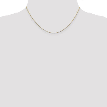 14K.8mm Diamantiert Octagonal Schlange Halskette