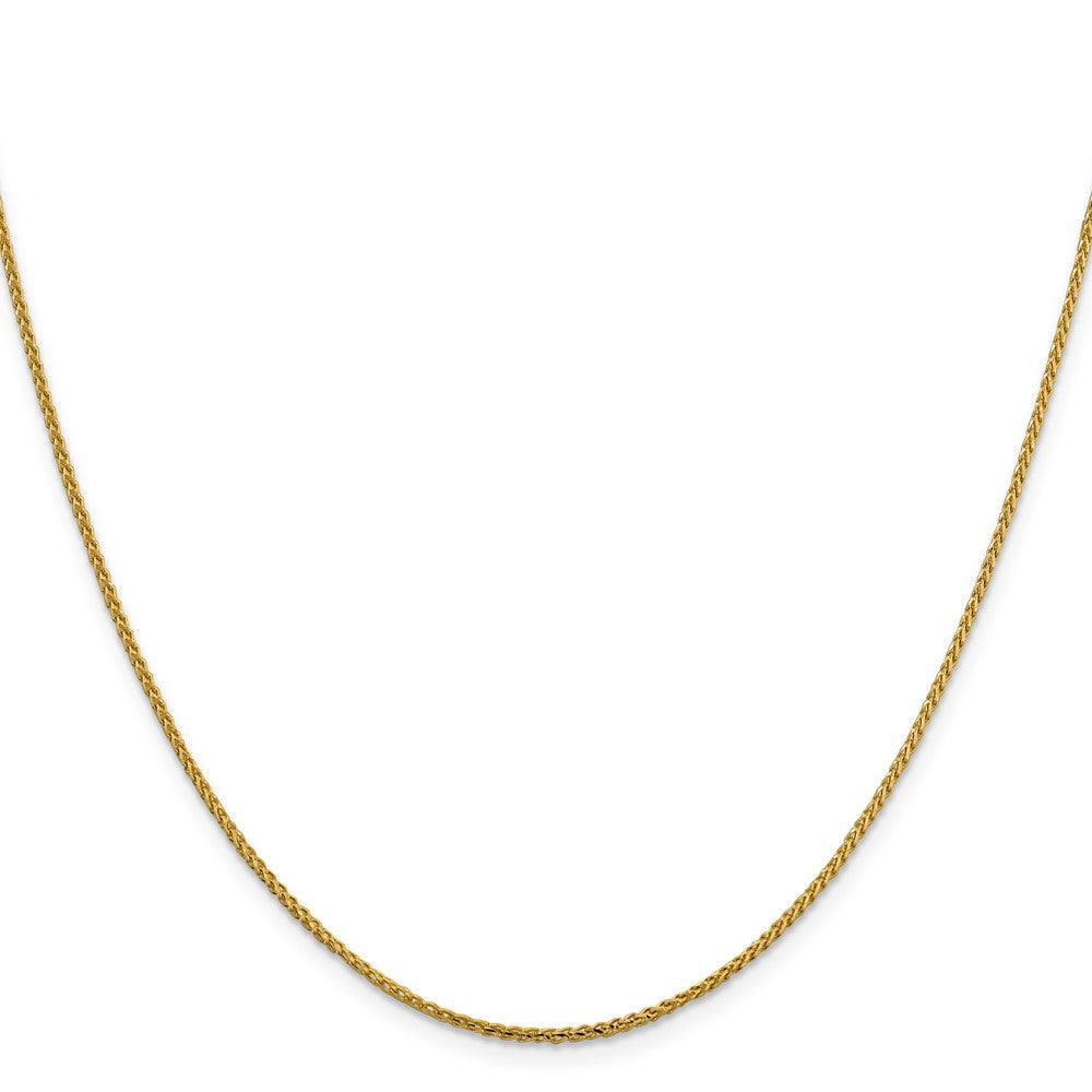 14K 1.4mm Diamantiert Offen Franco Halskette