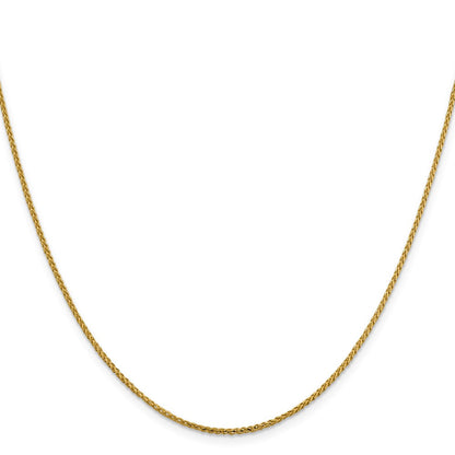 14K 1.4mm Diamantiert Offen Franco Halskette
