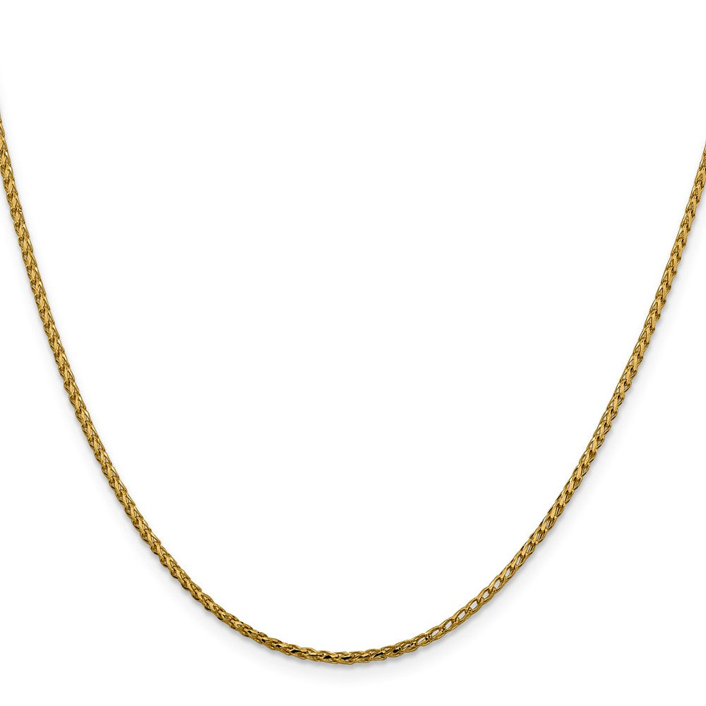 14K 1.6mm Diamantiert Offen Franco Halskette