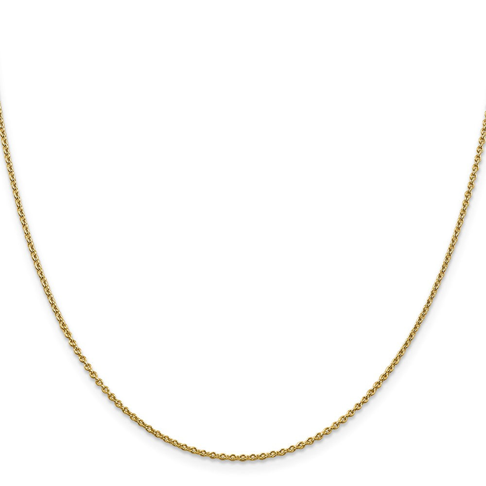 14K 1.8mm Rund Ankerkette Halskette