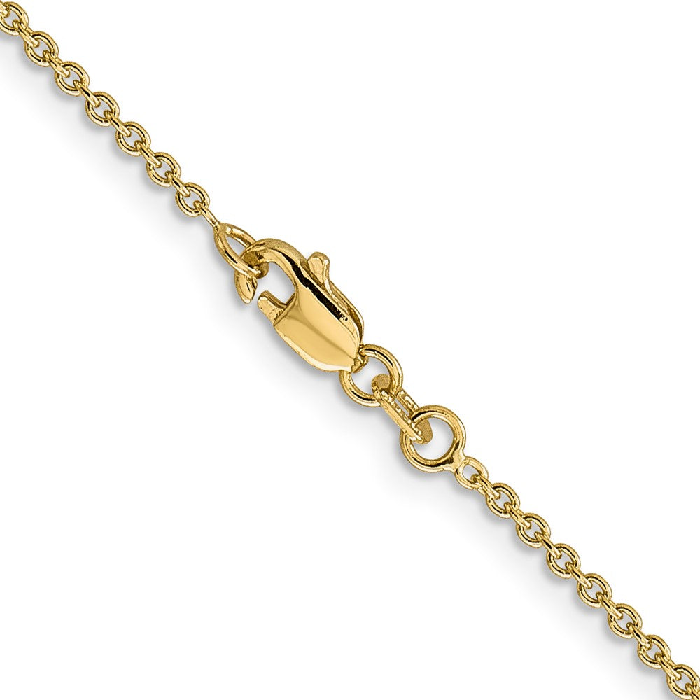 14K 1.8mm Rund Ankerkette Halskette