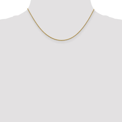 14K 1.8mm Rund Ankerkette Halskette