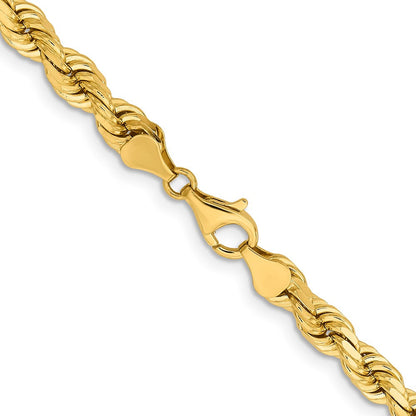 14K Gelbgold 1.15mm Diamantiert Offen Franco Halskette