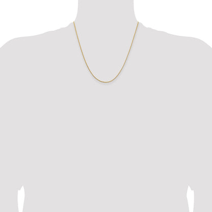 14K Gelbgold 1.15mm Diamantiert Offen Franco Halskette