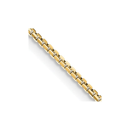 14K Gelbgold 1.10mm Konkav Venezianer Halskette
