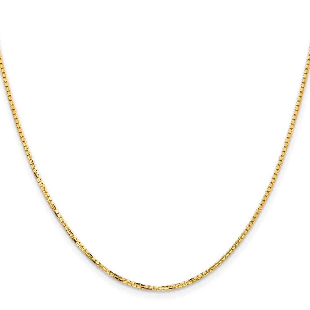 14K Gelbgold 1.45mm Konkav Venezianer Halskette