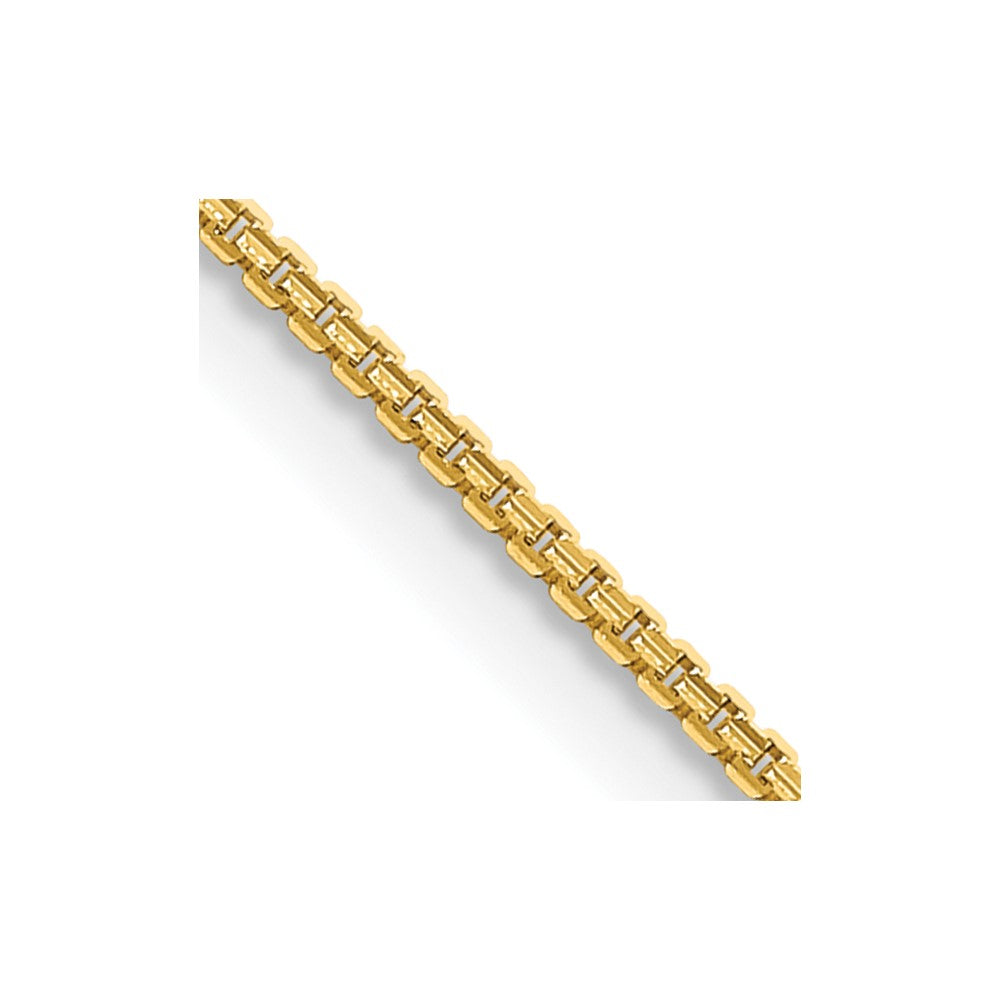 14K Gelbgold 1.45mm Konkav Venezianer Halskette