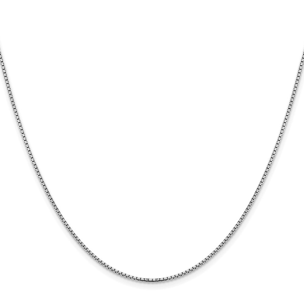 14K Weißgold 1.45mm Konkav Venezianer Halskette