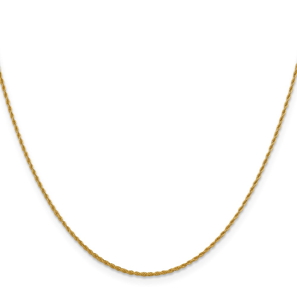 14K 1.3mm Loose Kordel Halskette