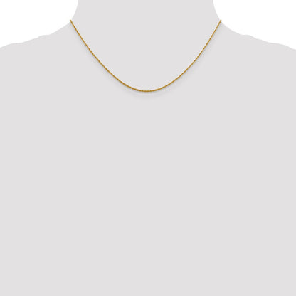 14K 1.3mm Loose Kordel Halskette