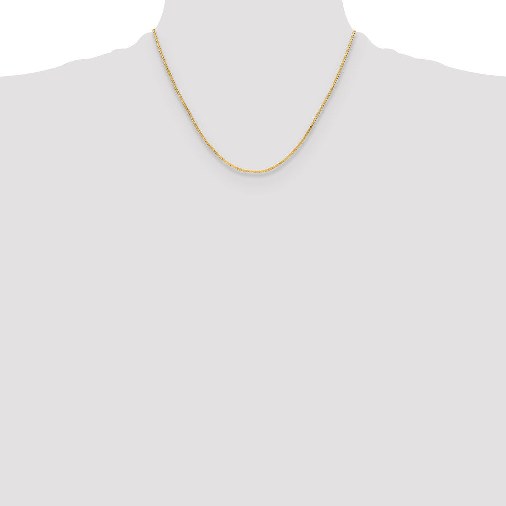 14K Gelbgold 1.55mm Serpentine Halskette