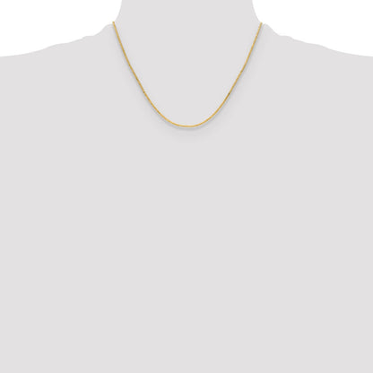 14K Gelbgold 1.55mm Serpentine Halskette