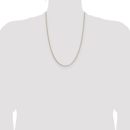 14K Gelbgold 1.10mm Venezianer Halskette