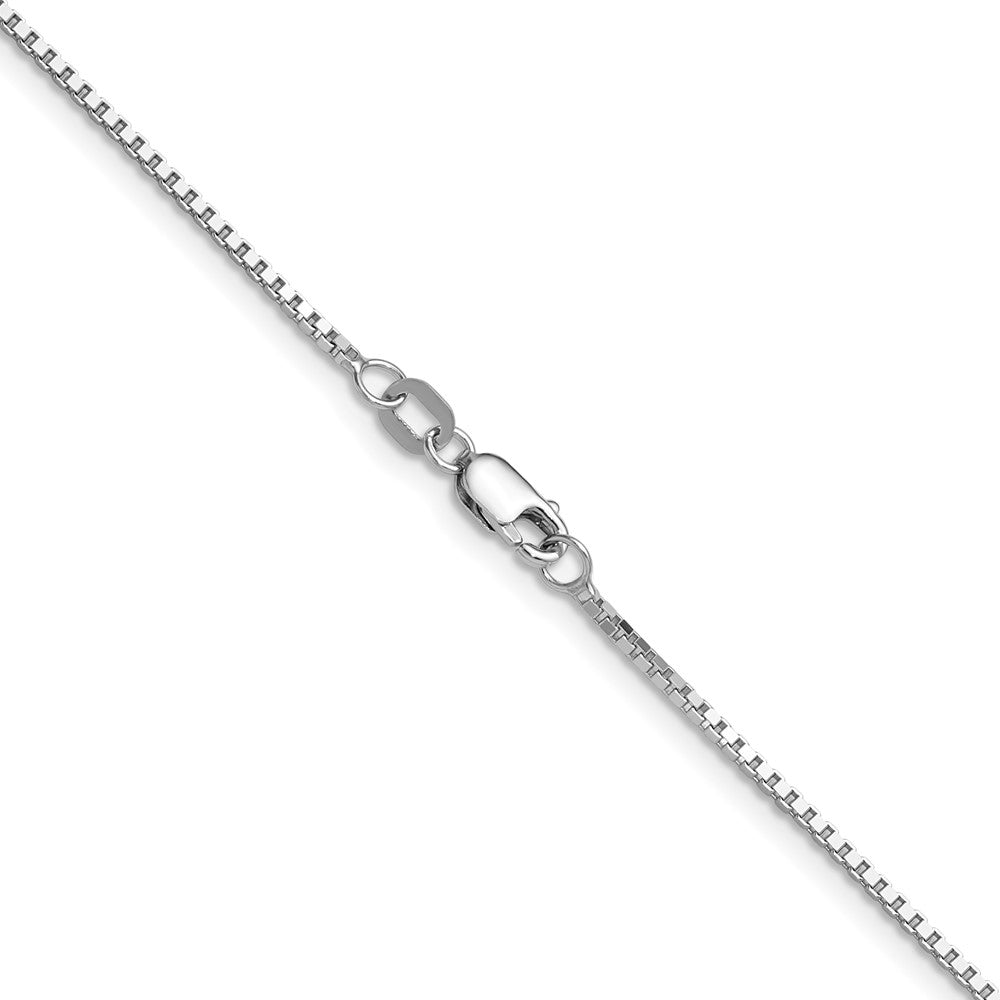 14K Weißgold 1.10mm Venezianer Halskette