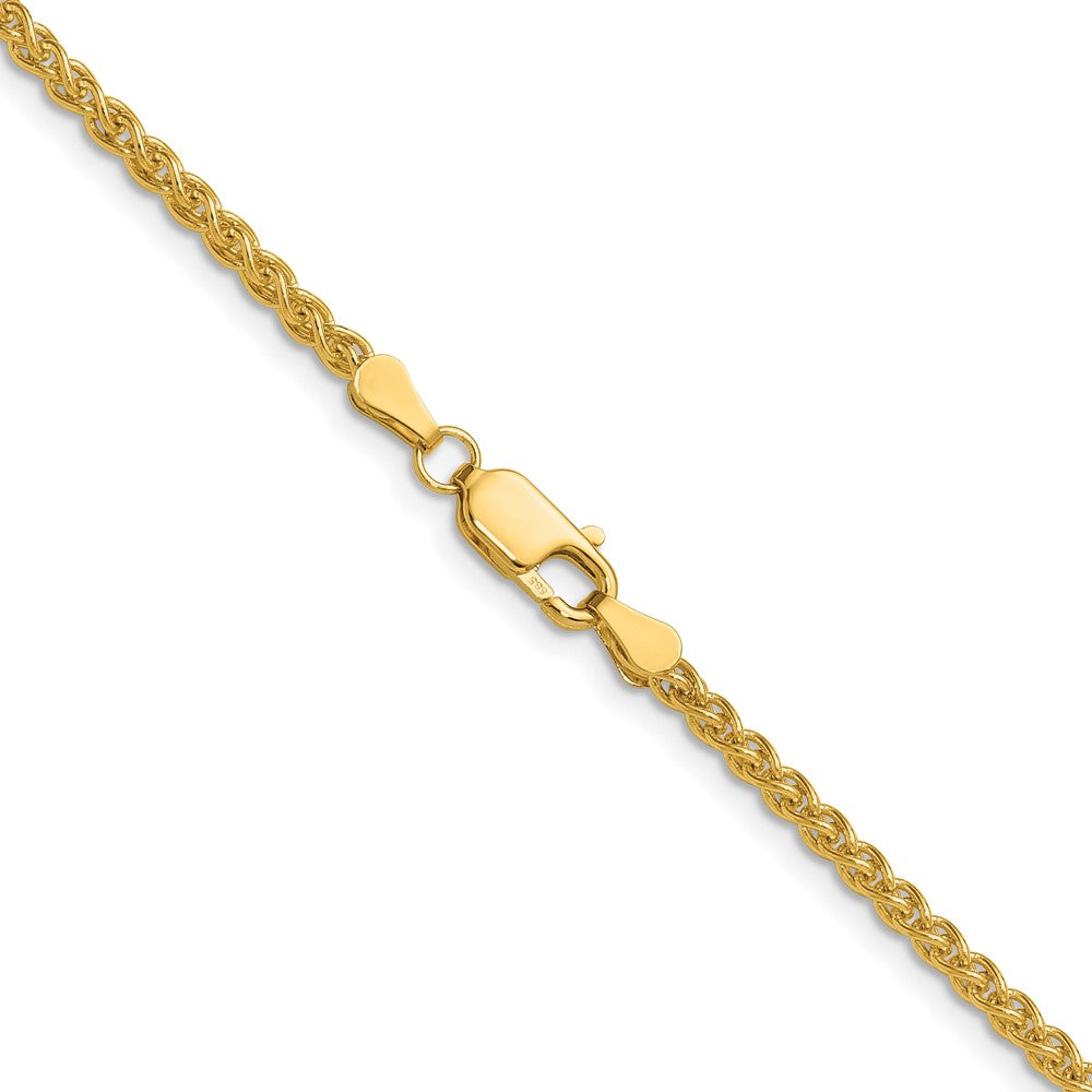 14K Gelbgold 2.8mm Ährenkette Halskette