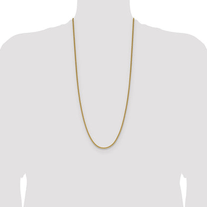 14K Gelbgold 2.8mm Ährenkette Halskette